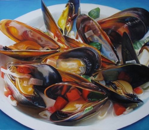 Big Steamed Mussels